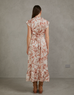 Vestido Eva Camel Print