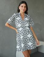 Vestido Alondra Negro Print