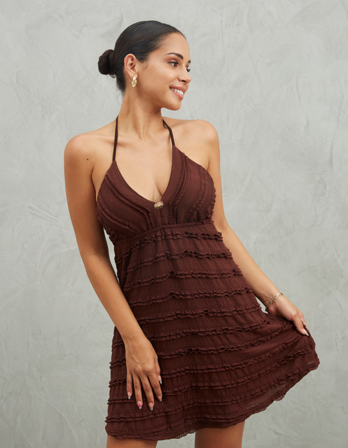 Vestido Fergi Marrón