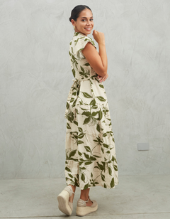 Vestido Belgica Verde Print