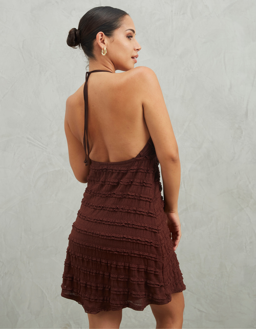 Vestido Fergi Marrón