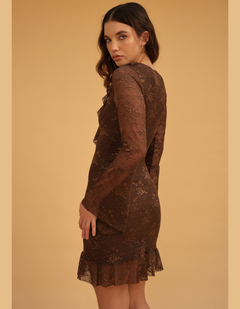 Vestido Loreta Marrón
