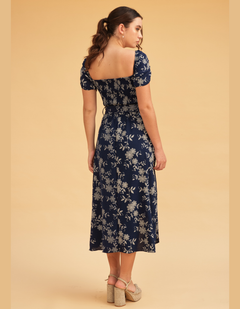 Vestido Mallorca Azul Print