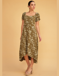 Vestido Mallorca Verde Print