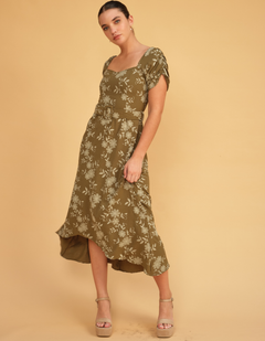 Vestido Mallorca Verde Print