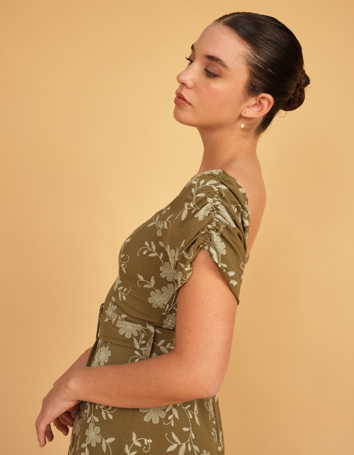 Vestido Mallorca Verde Print