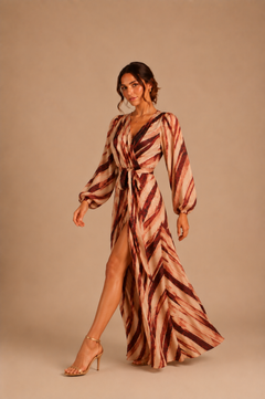 Vestido Isabella Tierra Print