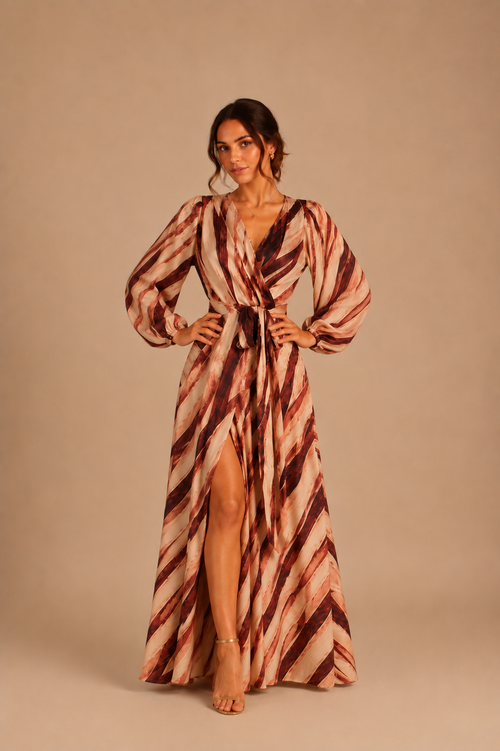 Vestido Isabella Tierra Print