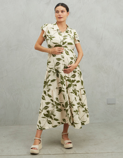 Vestido Belgica Verde Print