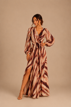 Vestido Isabella Tierra Print