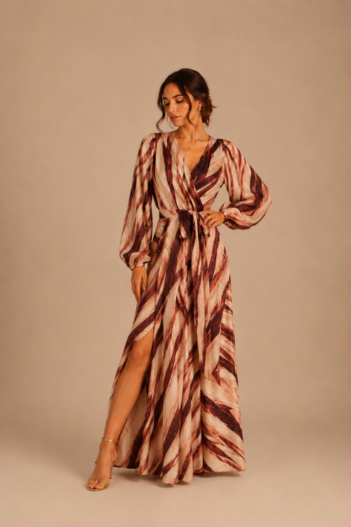 Vestido Isabella Tierra Print