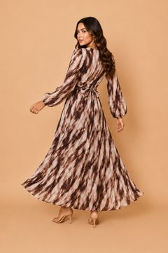 Vestido Isabella Marrón Print
