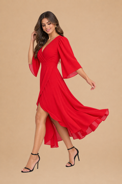 Vestido Majo Rojo