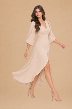 Vestido Majo Beige