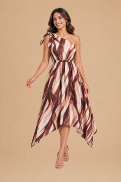 Vestido Luisa Tierra Print