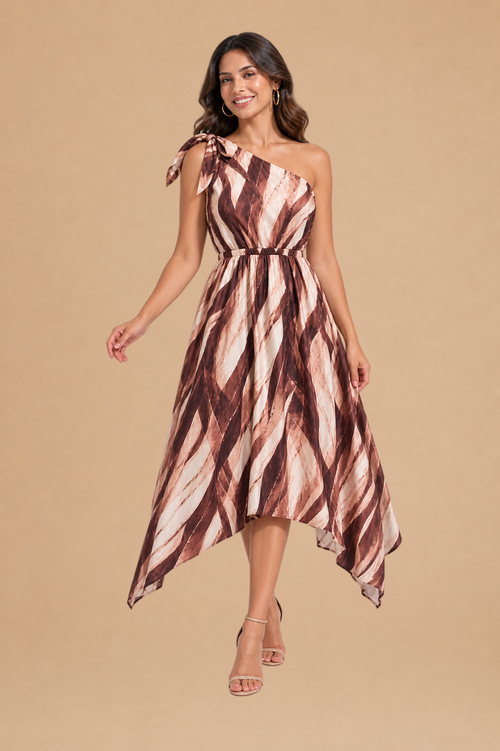 Vestido Luisa Tierra Print