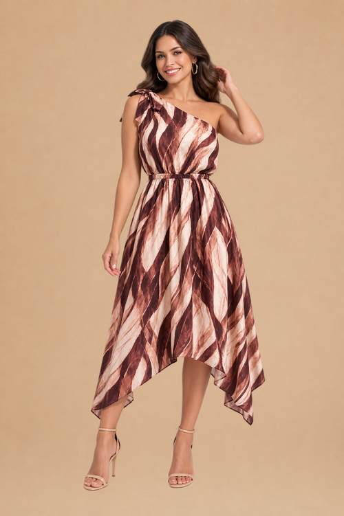 Vestido Luisa Tierra Print