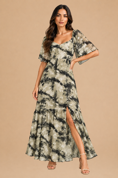 Vestido Aixa Verde Print