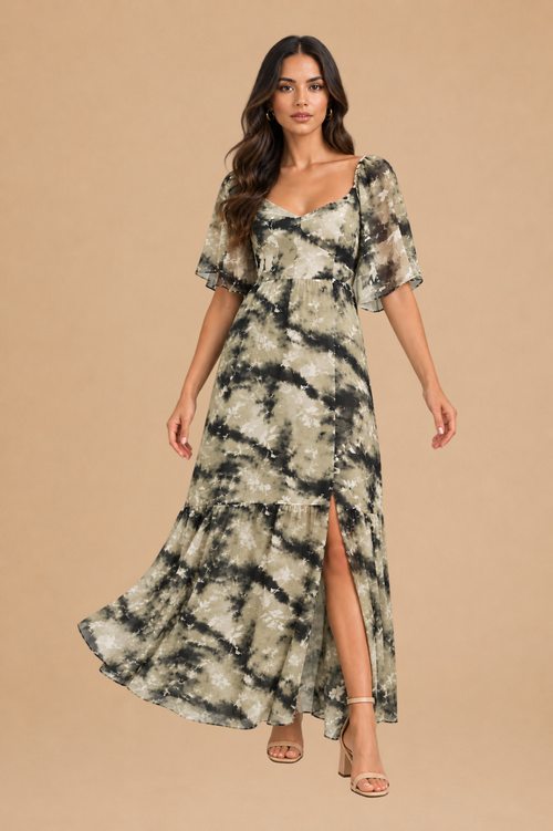 Vestido Aixa Verde Print
