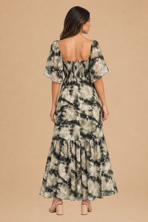 Vestido Aixa Verde Print
