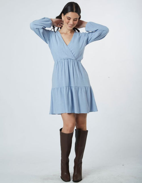 Vestido Romina Celeste