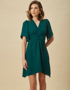 Vestido Bea Verde Botella