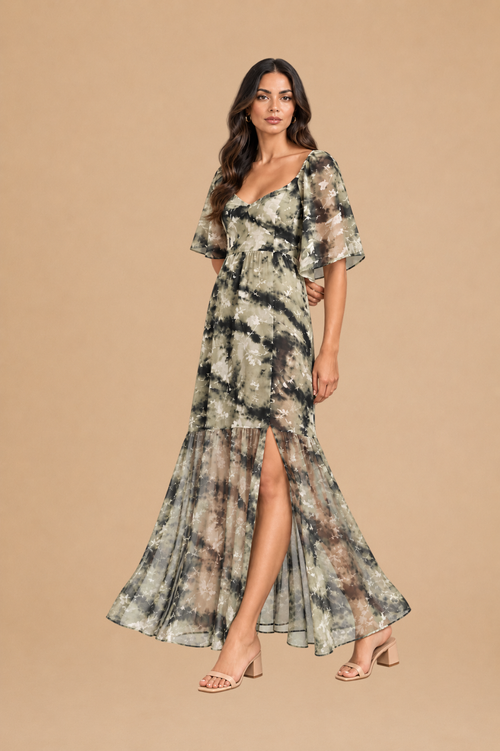 Vestido Aixa Verde Print