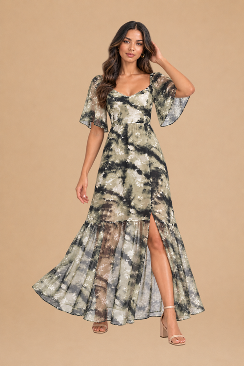 Vestido Aixa Verde Print
