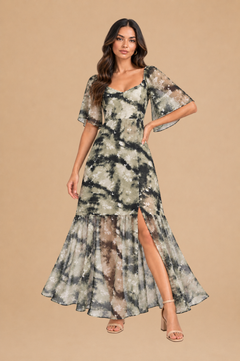 Vestido Aixa Verde Print