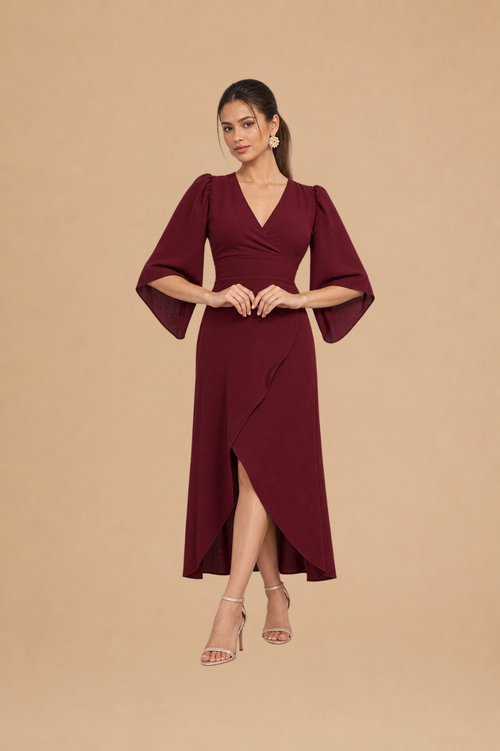 Vestido Majo Guinda