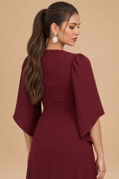 Vestido Majo Guinda