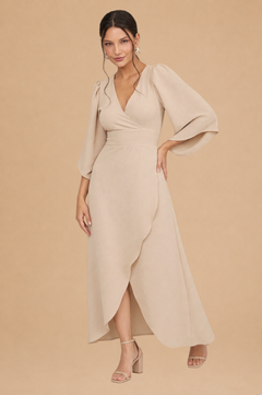 Vestido Majo Beige