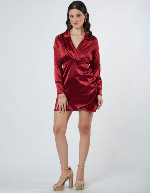 Vestido Mery Guinda