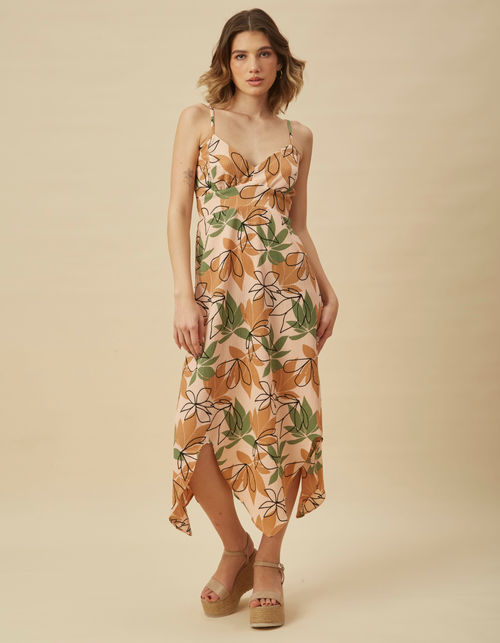 Vestido Jessica Rosa Print