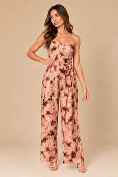 Enterizo Fonseca Naranja Print