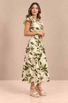 Vestido Belgica Verde Print