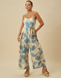 Enterizo Fonseca Celeste Print