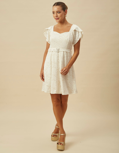 Vestido Noelia Blanco Encaje