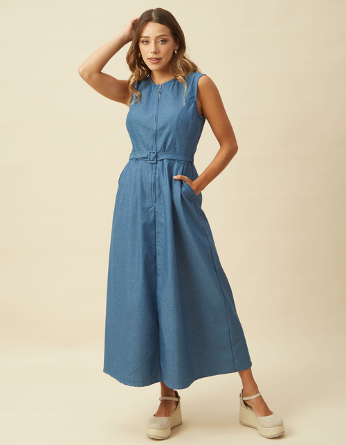 Vestido Azucena Denim