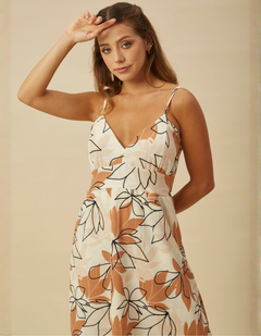 Vestido Jessica Blanco Print