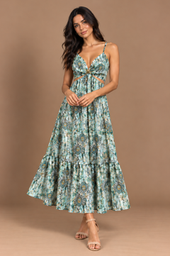 Vestido Positano Verde Print