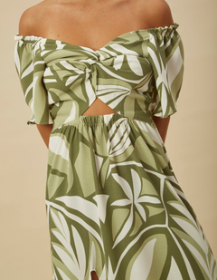 Vestido Marcela Verde Print