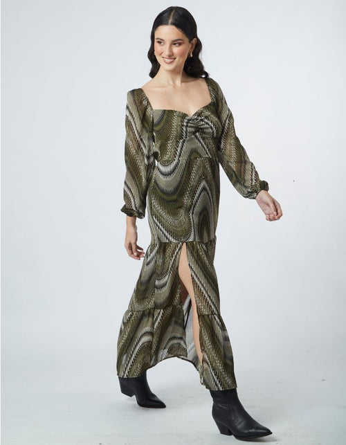 Vestido Nadia Verde Print