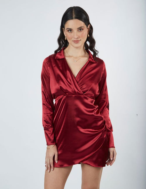 Vestido Mery Guinda