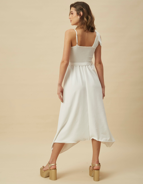 Vestido Almendra Blanco