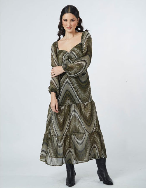 Vestido Nadia Verde Print