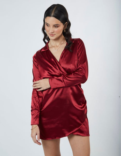 Vestido Mery Guinda