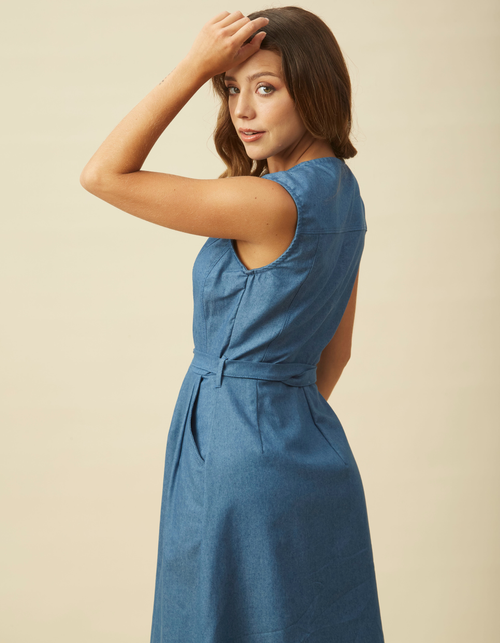 Vestido Azucena Denim