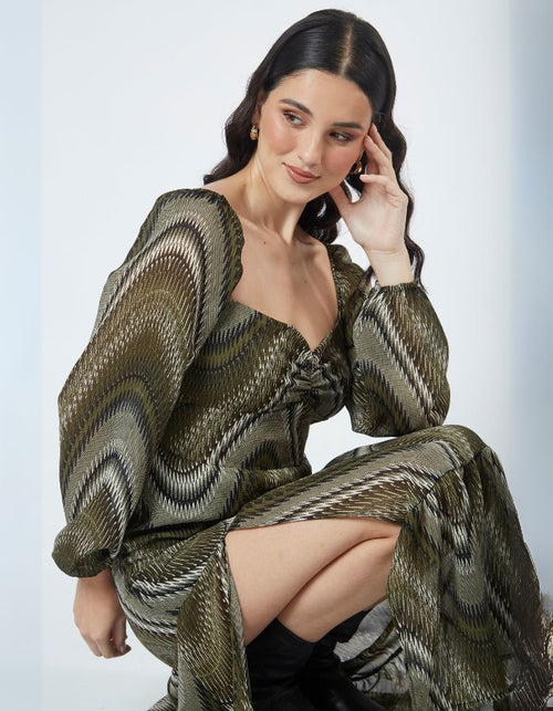 Vestido Nadia Verde Print