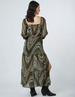 Vestido Nadia Verde Print